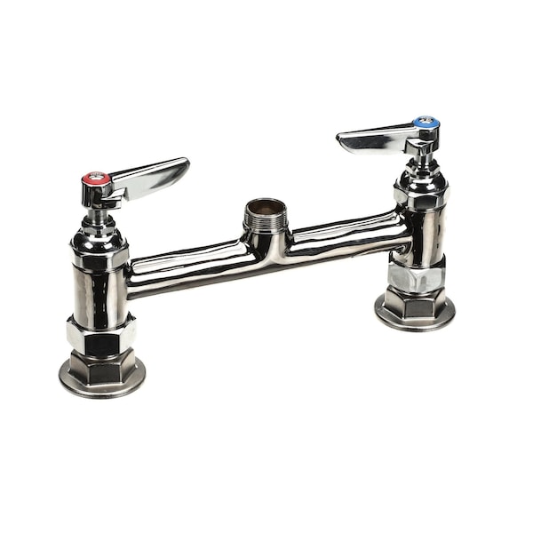 Double Pantry Swivel Base Faucet, Deck Mount, 8 C
